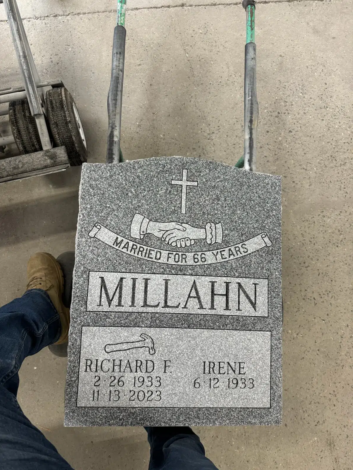Granite Headstones hand-carved by Grave Stone Guide in NJ — image 2