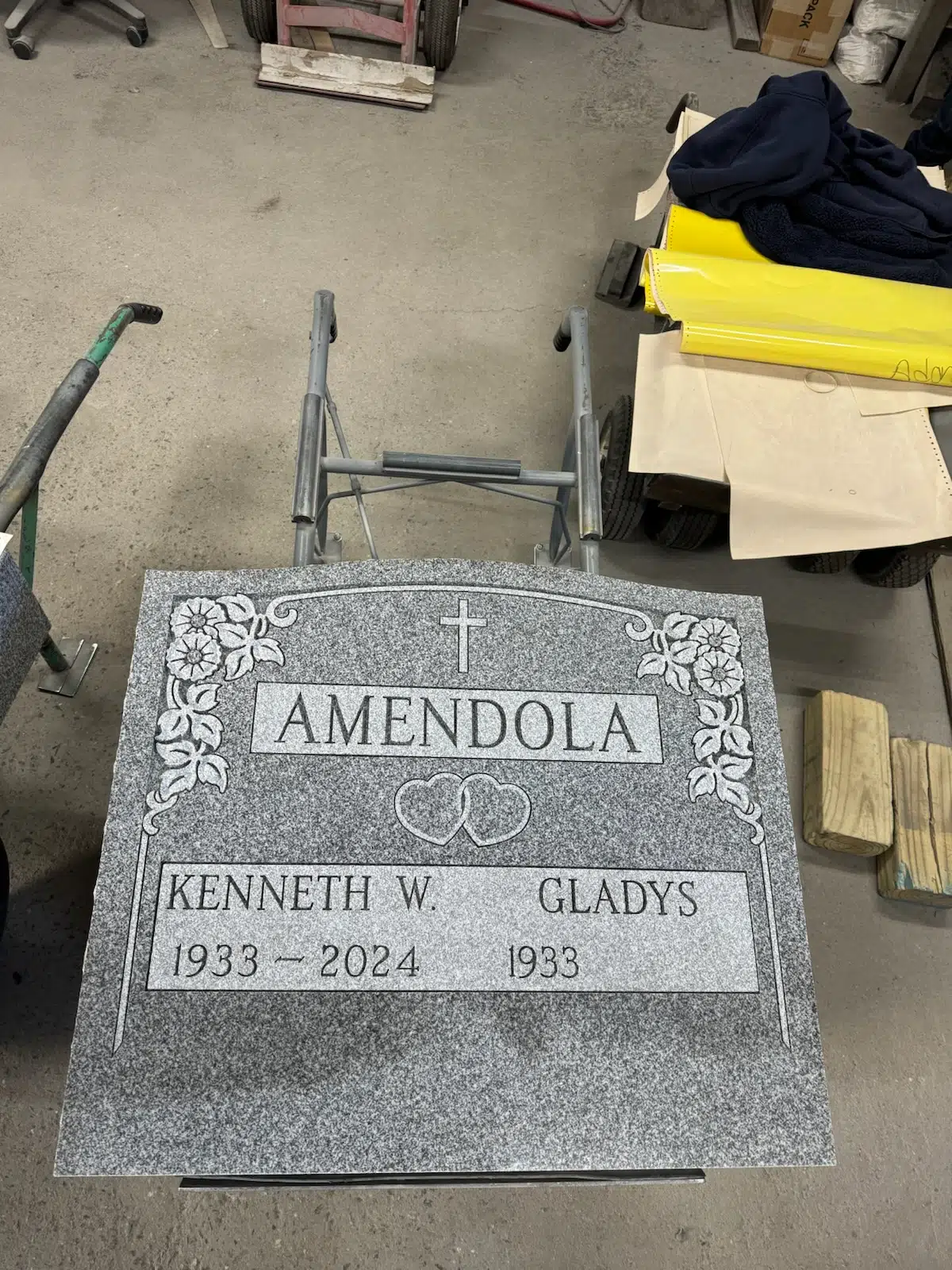 Granite Headstones hand-carved by Grave Stone Guide in NJ — image 2
